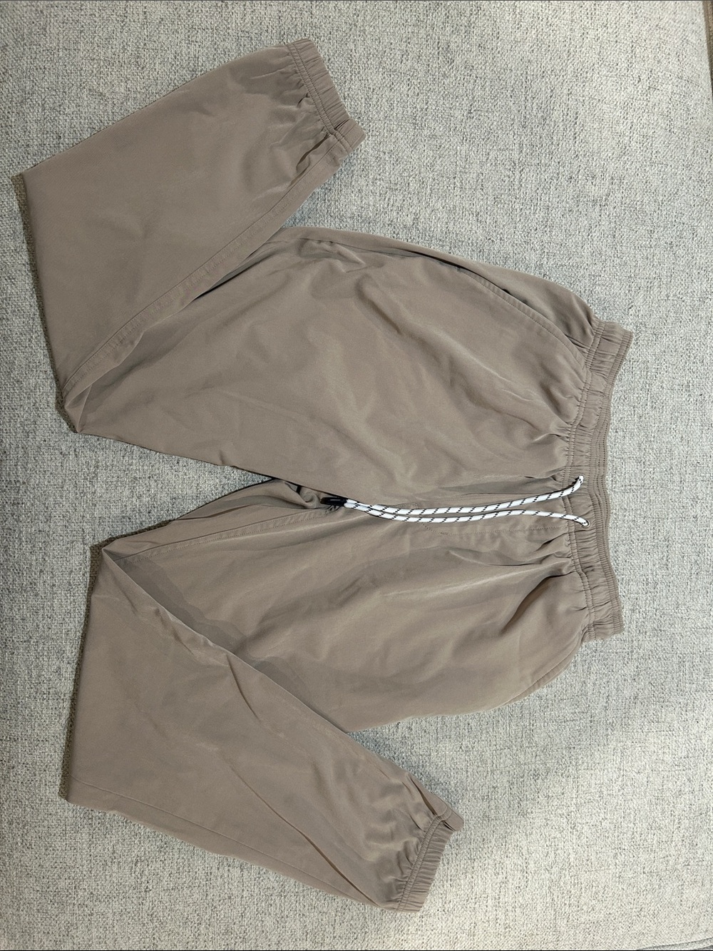 Vineyard Vines Men's Joggers - Taupe Brown with White Drawcord
